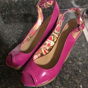 Pink size 7.5 heel